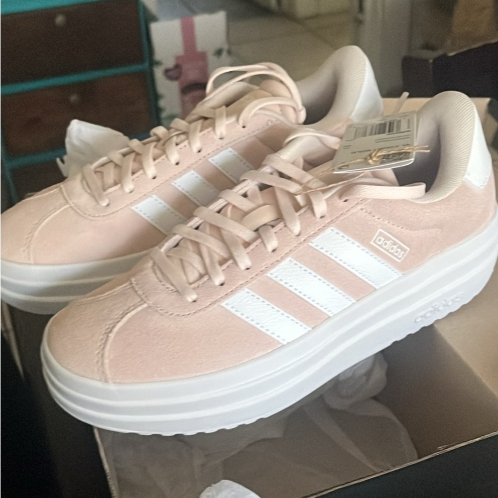 Adidas Women's Blush Pink Sneakers